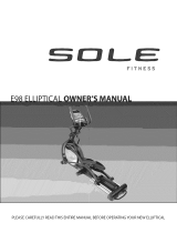 Sole E98 Owner's manual