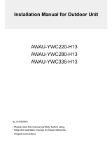 Airwell AWAU-YWC220-H13 Installation guide