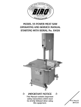 BIRO 55 Operating and Service Manual