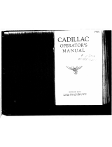 Cadillac 1933  V8 User manual