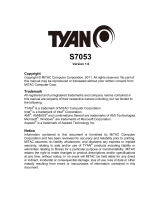 Tyan S7053 User manual