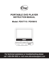 Etec pdv9915 User manual
