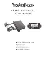 Rockford Fosgate RFX3000 Operating instructions