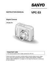 Sanyo Xacti VPC-S4 User manual