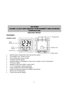 La Crosse Technology WS-8248U-OAK User manual