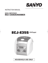 Sanyo ECJ-E35S User manual