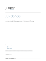 Juniper JUNOS OS 10.3 - XML MANAGEMENT PROTOCOL GUIDE 6-30-2010 User manual