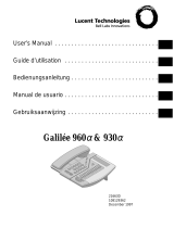 Lucent Technologies Galilee 930a User manual