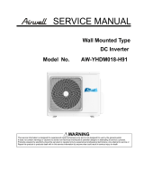 Airwell AW-YHDM018-H91 User manual