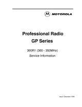Motorola Professional GP680 Service Information
