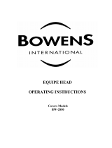 Bowens EQUIPE HEAD Operating Instrctions