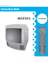 Matsui TV/DVD1400 Instruction book