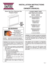 Empire DVX36FP91P-2 Installation Instructions And Owner's Manual