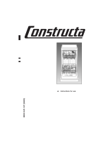 CONSTRUCTA Dishwasher Instructions For Use Manual