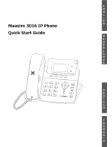 Proximus Maestro 3016 IP Quick start guide