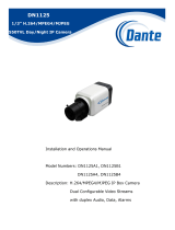 Dante DN1125B1 Operating instructions