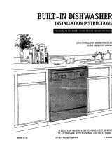 Maytag Built-In Dishwasher Installation Instructions Manual