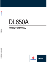Suzuki V-Storm DL650A Owner's manual