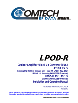 Comtech EF Data LPOD-R Series Operating instructions