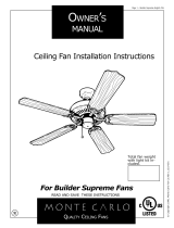 Monte Carlo Fan Company5BS52 Builder Supreme