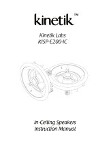 Kinetik KISP-E200-IC User manual