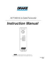 DRAKE ACT1000 User manual