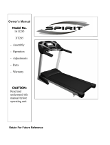 Spirit 1611285 Owner's manual