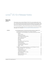 Juniper JUNOS OS 10.4 - S REV 6 Release note