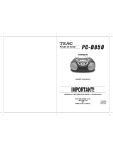TEAC PC-D850 Owner's manual