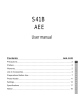 AEE S41B User manual