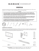 Sanus VMDD26 User manual