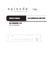 Episode ECA-70MIXAMP-1-60 Owner's manual