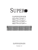 Supermicro SuperServer 6027TR-DTRF+ User manual