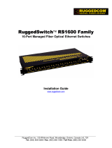 RuggedCom RuggedSwitch RS1600 Installation guide