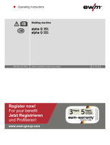 EWM alpha Q 551 Progress puls MM FDW Operating Instructions Manual