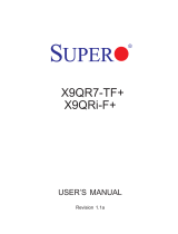 Supermicro X9QR7-TF+ User manual