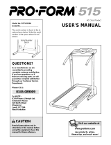 Pro-Form PETL51500 User manual