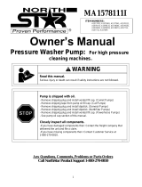 North Star A1578201 Owner's manual