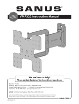 Sanus VMF322 User manual