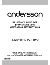 Andersson L32510FHD PVR DVD Operating Instructions Manual