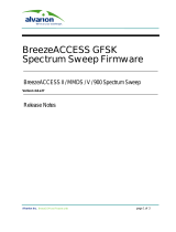 Alvarion BreezeACCESS II Release note