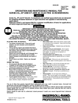 Ingersoll-Rand SERIES EP Operation and Maintenance Manual