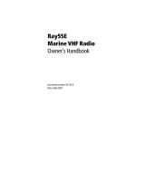 Raymarine Ray55E Owner's Handbook Manual