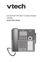 VTech VSP608 Quick start guide