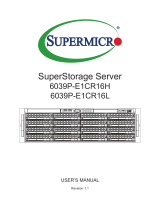 Supermicro 6039P-E1CR16H User manual