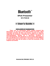 EPoX Computer BT-PM01B User manual