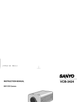 Sanyo VCB-3424 User manual