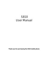 Verykool S810 User manual
