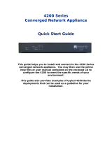 Edgewater Networks 4200 Series Quick start guide