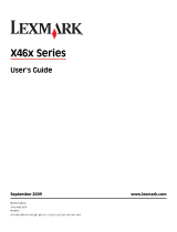 Lexmark X466DTWE User manual